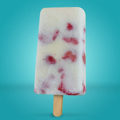 Paleta de fresa con crema - Paletería La Original Michoacana